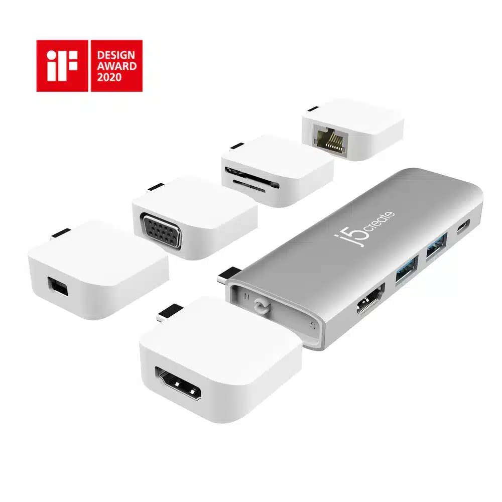 J5create JCD389USB-C Multi-Display Modular Dock
