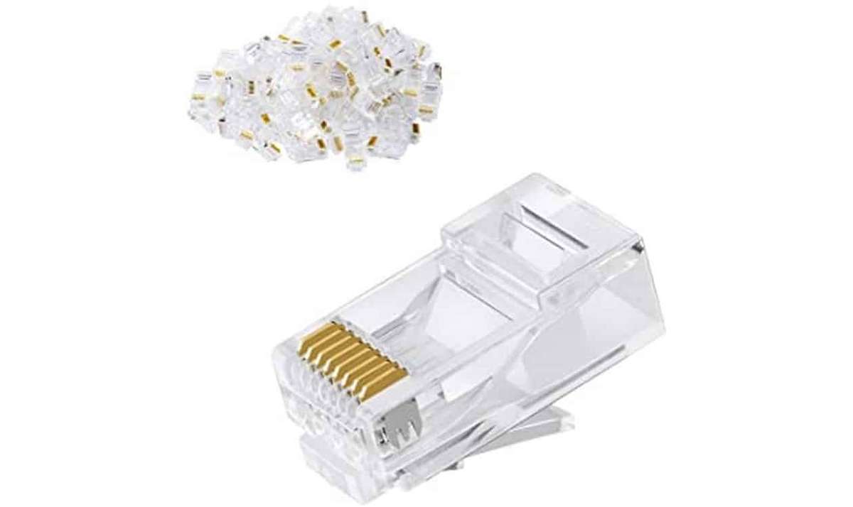 Acconet CAT6 RJ45 Connectors, Stranded/Solid Core, 50 Pack