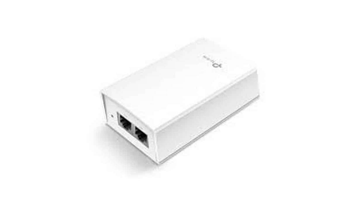 TP-Link 48V Passive PoE Injector Adapter, Data and Power Carried over The Same Cable
