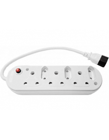 Acconet 6 Way Multiplug with 3x 16A SA and 3x 5A 2 Pin Sockets