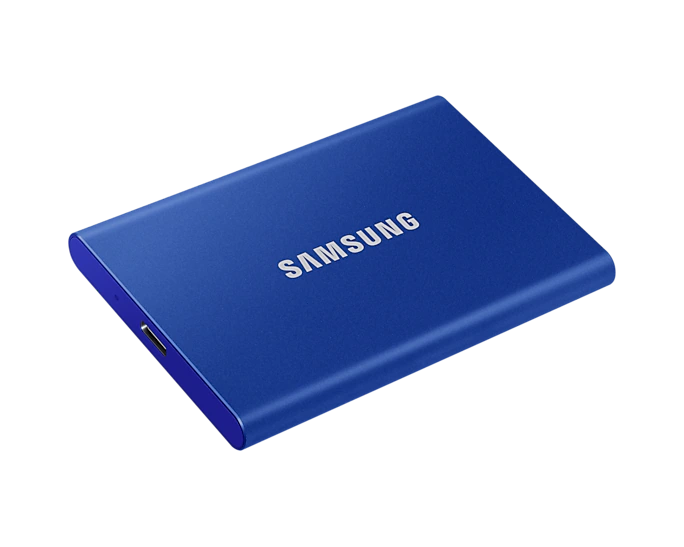 Samsung 2TB T7 Portable SSD  - Indigo Blue