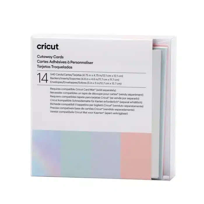 Cricut Cut-Away Cards Pastel S40 14-Pack