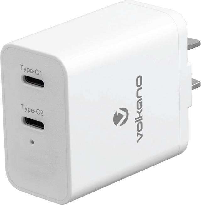 Volkano On The Go USB plus Type-C wall charger