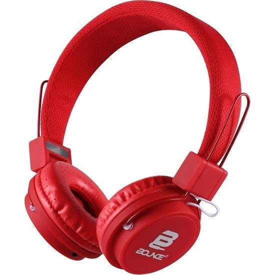 Bounce BO-2003-RD Ball Series Red Headphones