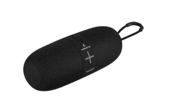 Volkano Flow Series Portable Bluetooth Speaker  - Black with grey buttons