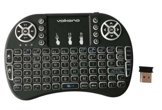 Volkano Control series Smart TV remote Control keyboard and trackpad
