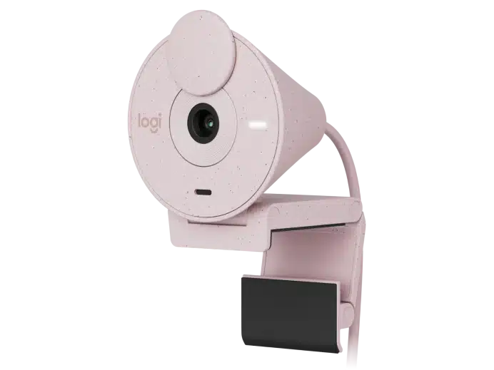 Logitech Brio 300 Full HD Webcam - ROSE