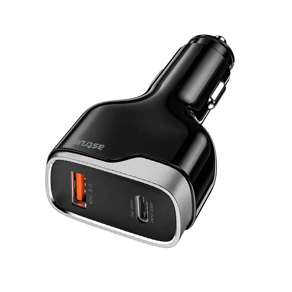 Astrum Pro Go PD65 Dual USB+Type-c Charger  GO PD85 Black