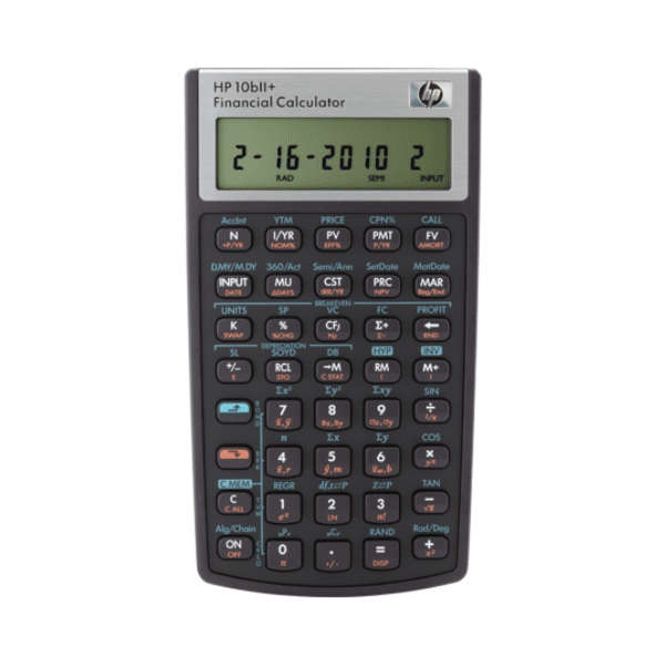 HP 10Bii+ - Business Calculator (Algebraic) - Non Programmable