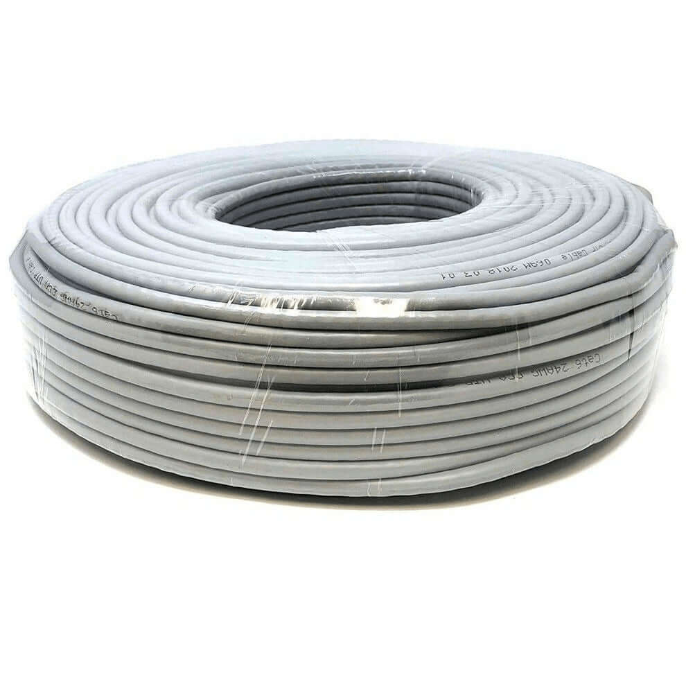 CAT6 100m Pull box Roll, White, Solid Copper, CAT6 Cable (Indoor Use)