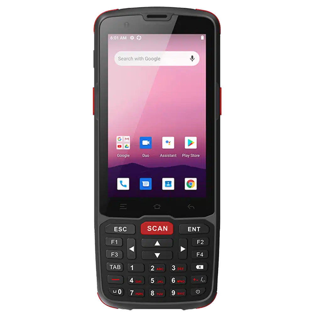 Rizzen T5 Rugged Handheld Scanning Terminal - Android 10.0 GO+3GB+32GB+E3 2D Scanner