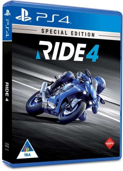 PlayStation 4 Game Ride 4 Special Edition, Retail Box, No Warranty on Software