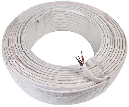 Solarix Flat Surfix 2.5mm² Double Core With Earth Cable- 3 X 2.5mm² Electrical Cable, 100 Meter...