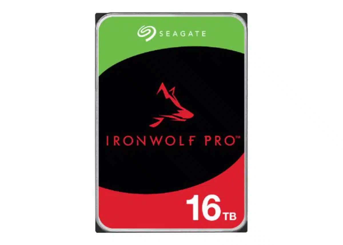 16TB Seagate IronWolf Pro, SATA, 6Gb/s, 3.5", LFF, 7200RPM, 256MB Cache, NAS Internal Hard Drive