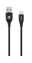 Volkano Flexi Series USB to Type-C 1.5M 30W- Black