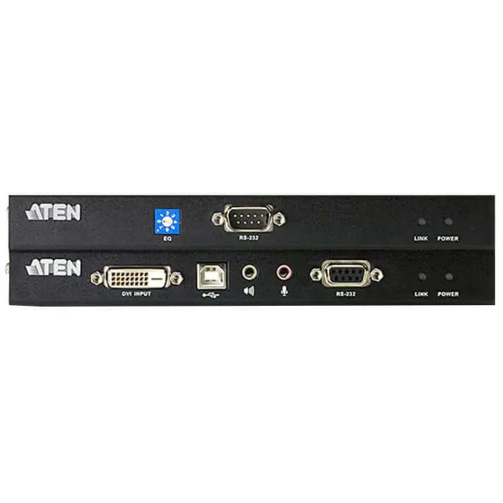 Aten USB DVI Single Link Console Extender with Audio/Serial Support up to 60M  -  TAA Compliant /...