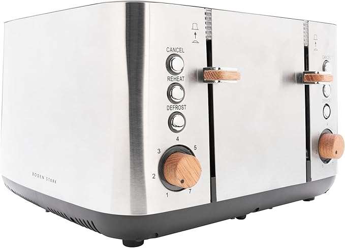 Boden Stark Anson Collection 4 Slice SS Toaster