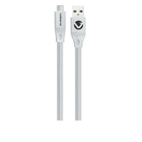 Volkano Flexi Series Type-C to Type-C 1.5M 60W - White