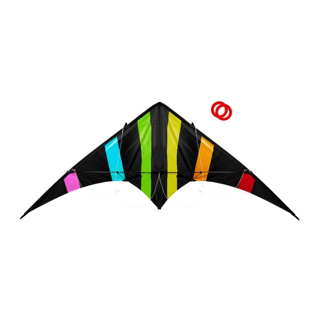 Quest Dual Line Delta Stunt 180cm Kite Multi