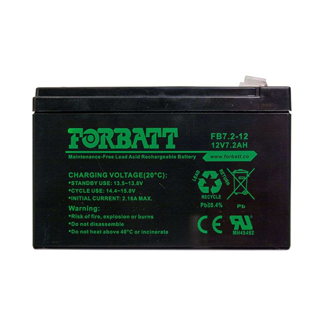 Battery - 7.2A/H Rechargable 12V (Forbatt)