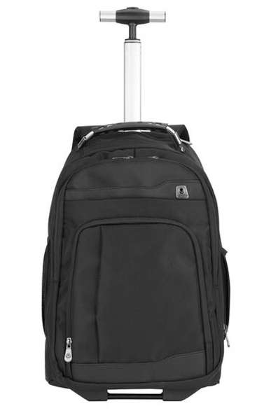 Volkano Lincoln 15.6"  Laptop Trolley Backpack. Black