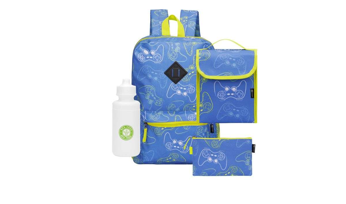 Quest Game On 4 Piece Backpack Combo Navy