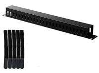 Acconet Cable Management Bracket, 1U, Black