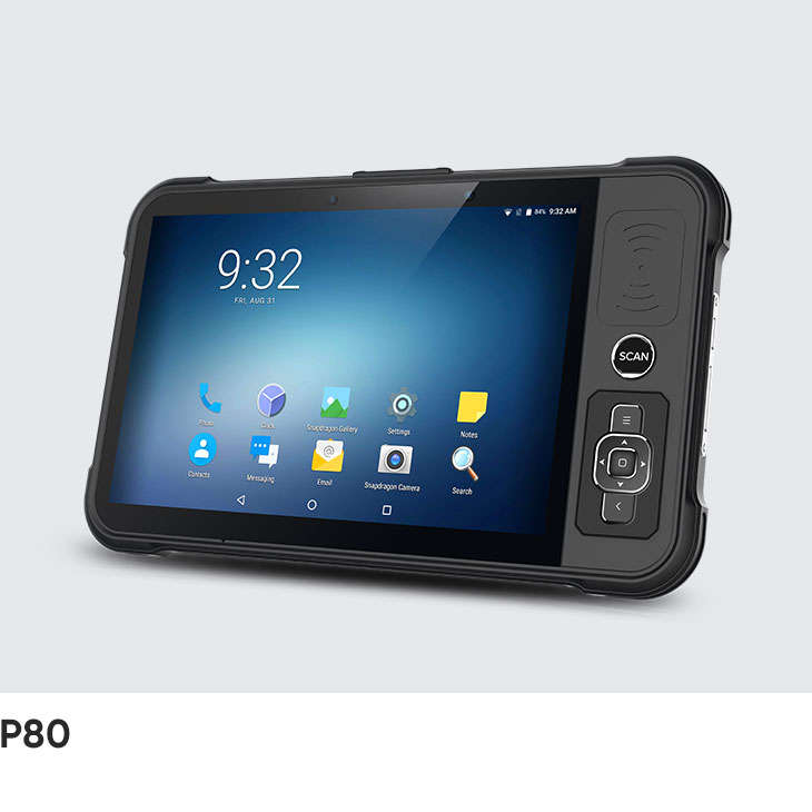Chainway P80 Rugged Scanning Tablet - 8"+ Android 13+4GB+64GB+NFC+LTE+