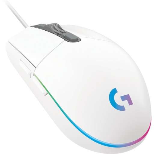 Logitech G203 Lightsync Gaming Mouse - White