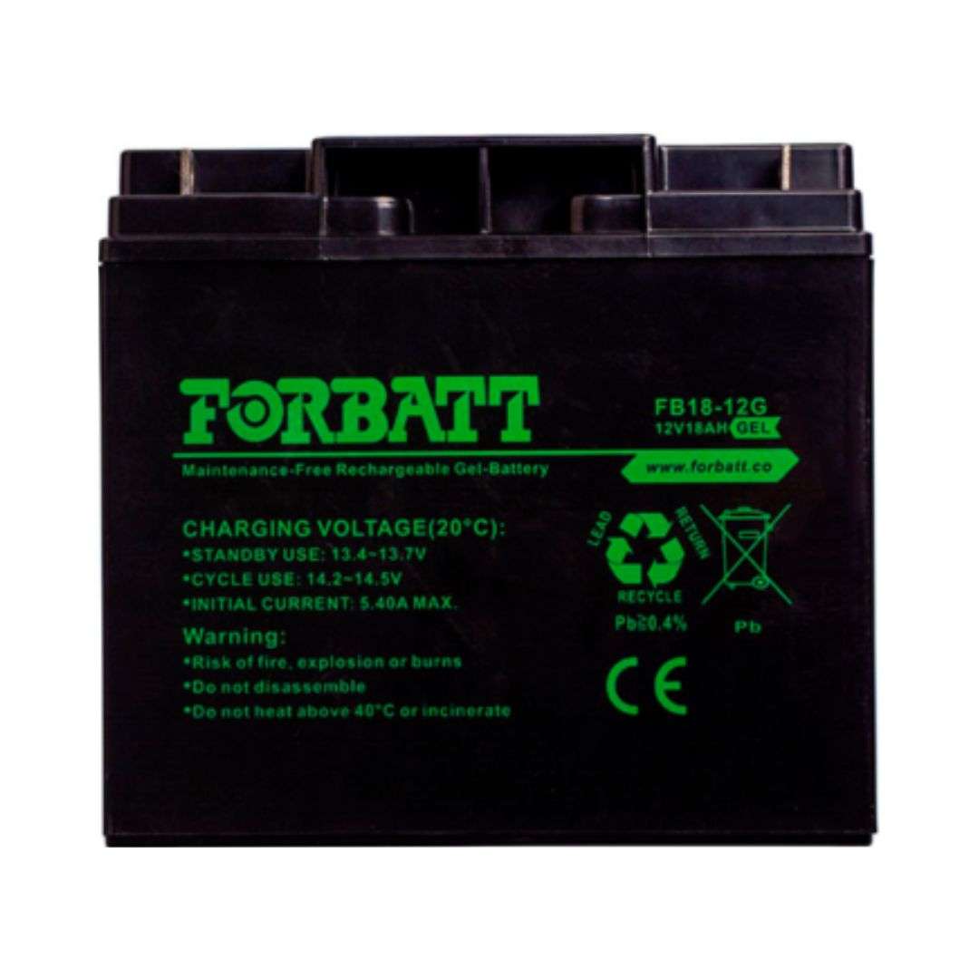 Battery - 18A/H Rechargable 12V Gel