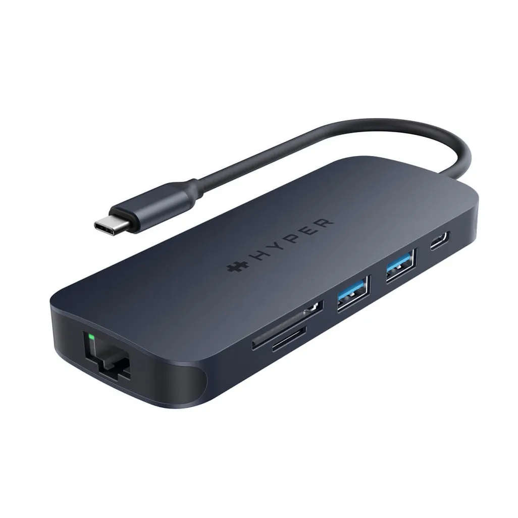 HyperDrive Next 8 Port USB-C Hub - Midnight Grey