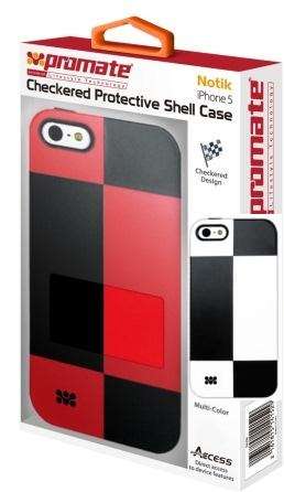 Promate Notik iPhone 5 Checkered Protective Shell Cover