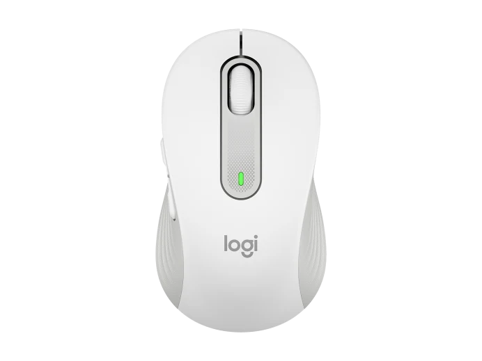 Logitech M650 - Signature Wireless Mouse - Off-White - Bluetooth