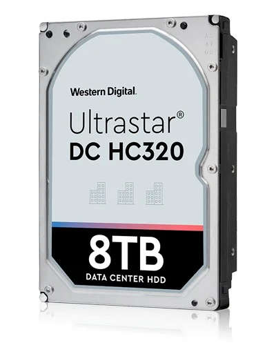 Western Digital Ultrastar DC HC320 8TB SATA SE Data Center Server HDD