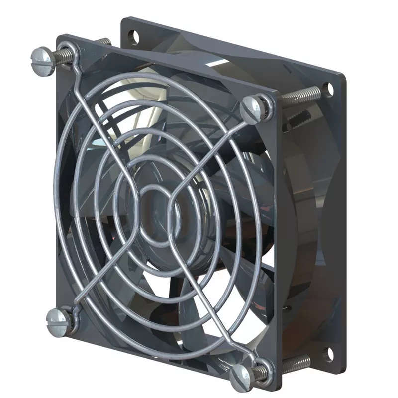 UNIQUE CABINET FAN/PLUG/FINGR FOR 9U