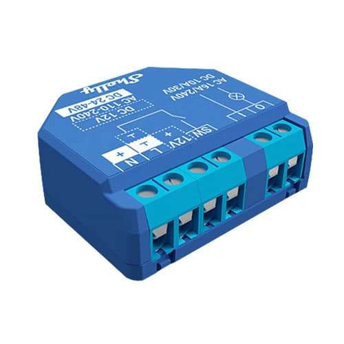 Shelly Plus 1 Wi-Fi Relay, 1 Channel, 16A (EOL)
