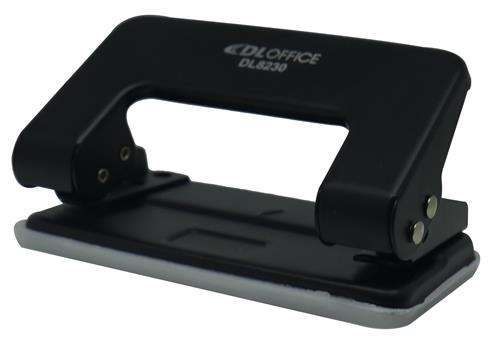 DLOffice Student Metal 2 Hole Punch Black