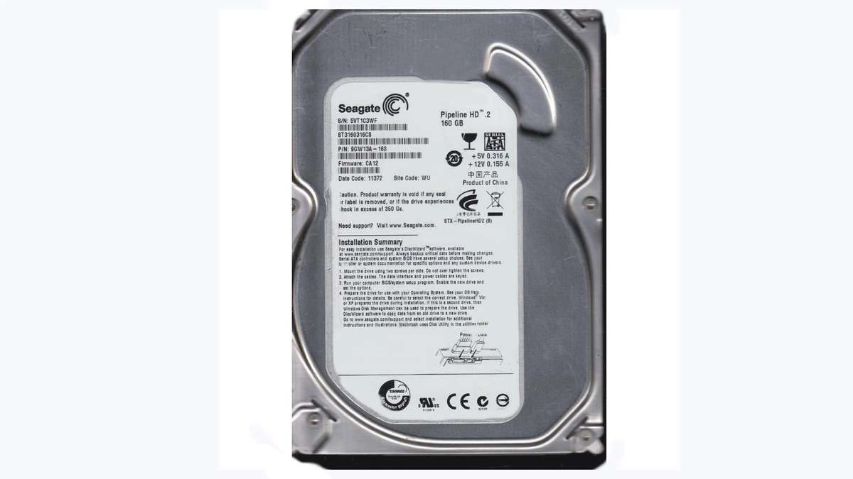 Seagate Pipeline 160 GB Surveillance Systems- Desktop Internal Hard Disk Drive