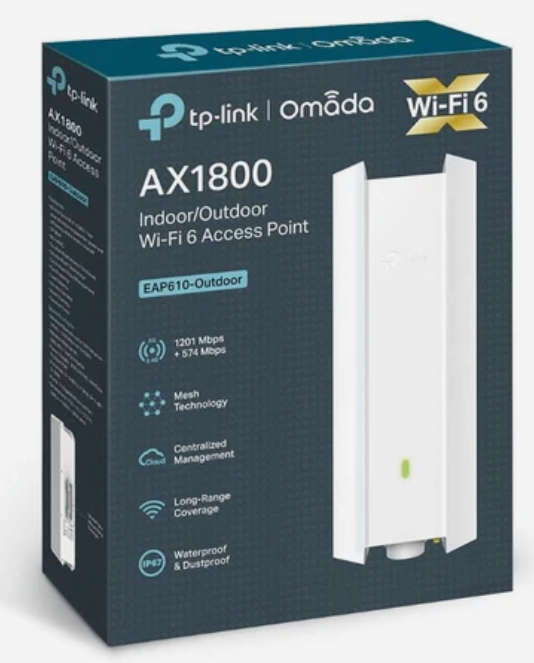 TP-Link AX1800 Indoor/Outdoor Dual-Band Wi-Fi 6 Access Point