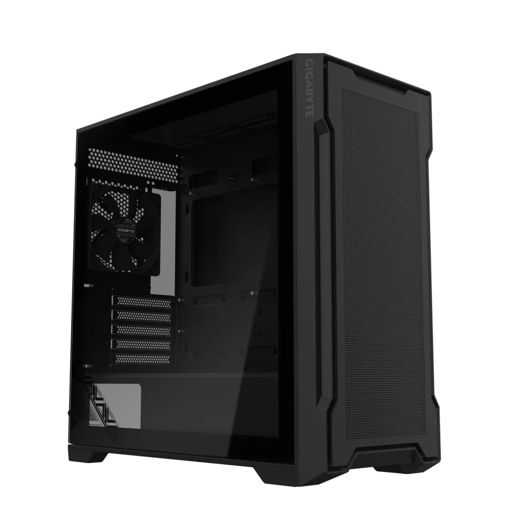 Gigabyte C102 Glass mATX Tower Case - Black
