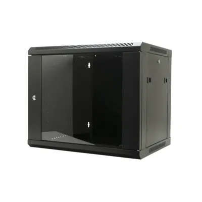 Zone 12U 600mm IP54 Black Wall Mount Cabinet