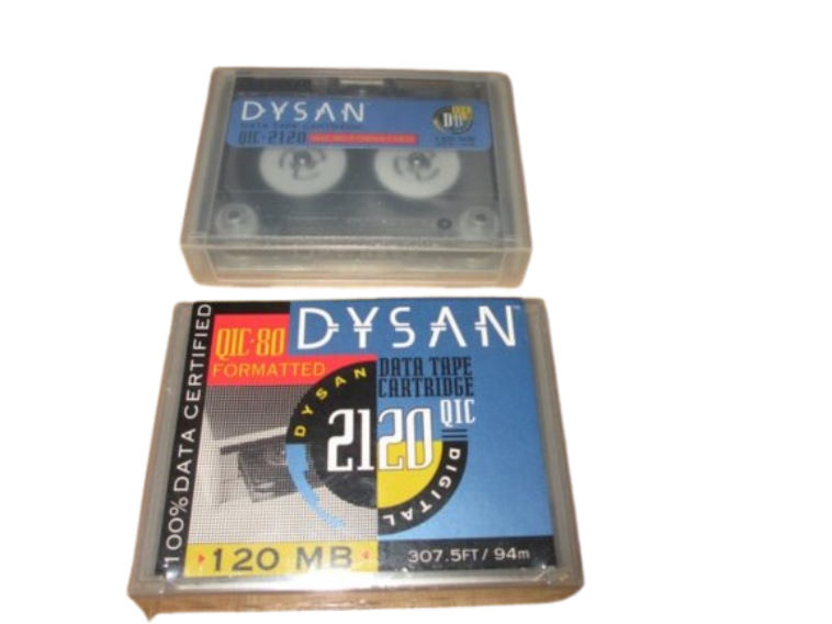 Dysan 100 Quarter Inch DAta Cartridge 307ft 120MB