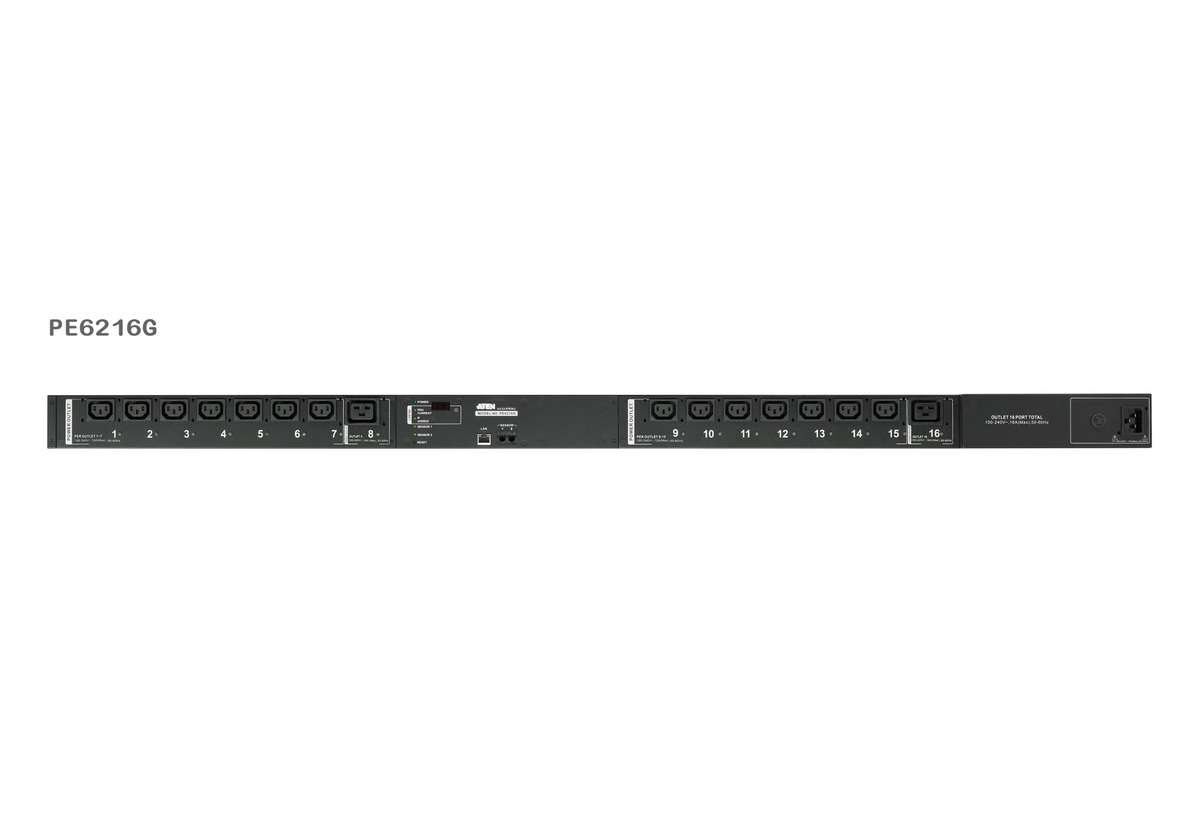 16A 16-Outlet Metered&Switched eco PDU