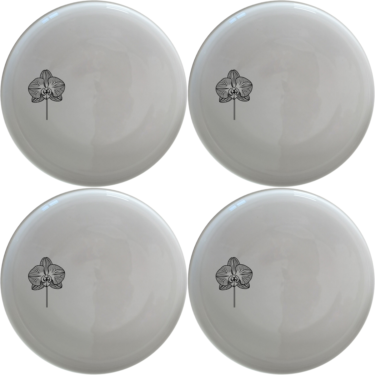 Orchid Side Plate Set - Set 1 - Range 1