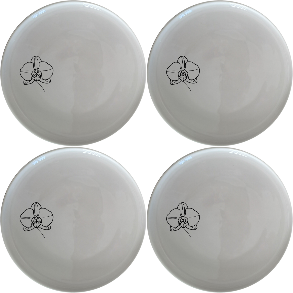 Orchid Side Plate - Set 3 - Range 3