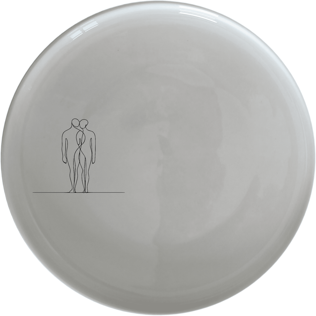 Elongated Human Figures Side Plate Set of 4 - Range 2
