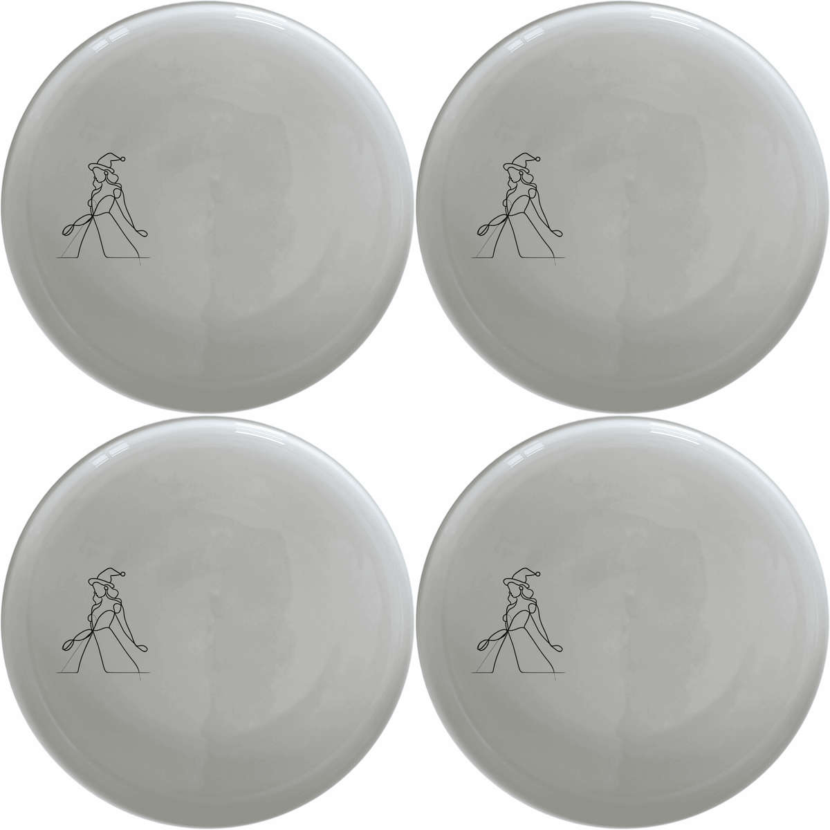 Christmas Imagery Dinner Plate Set of 4 - Range 2