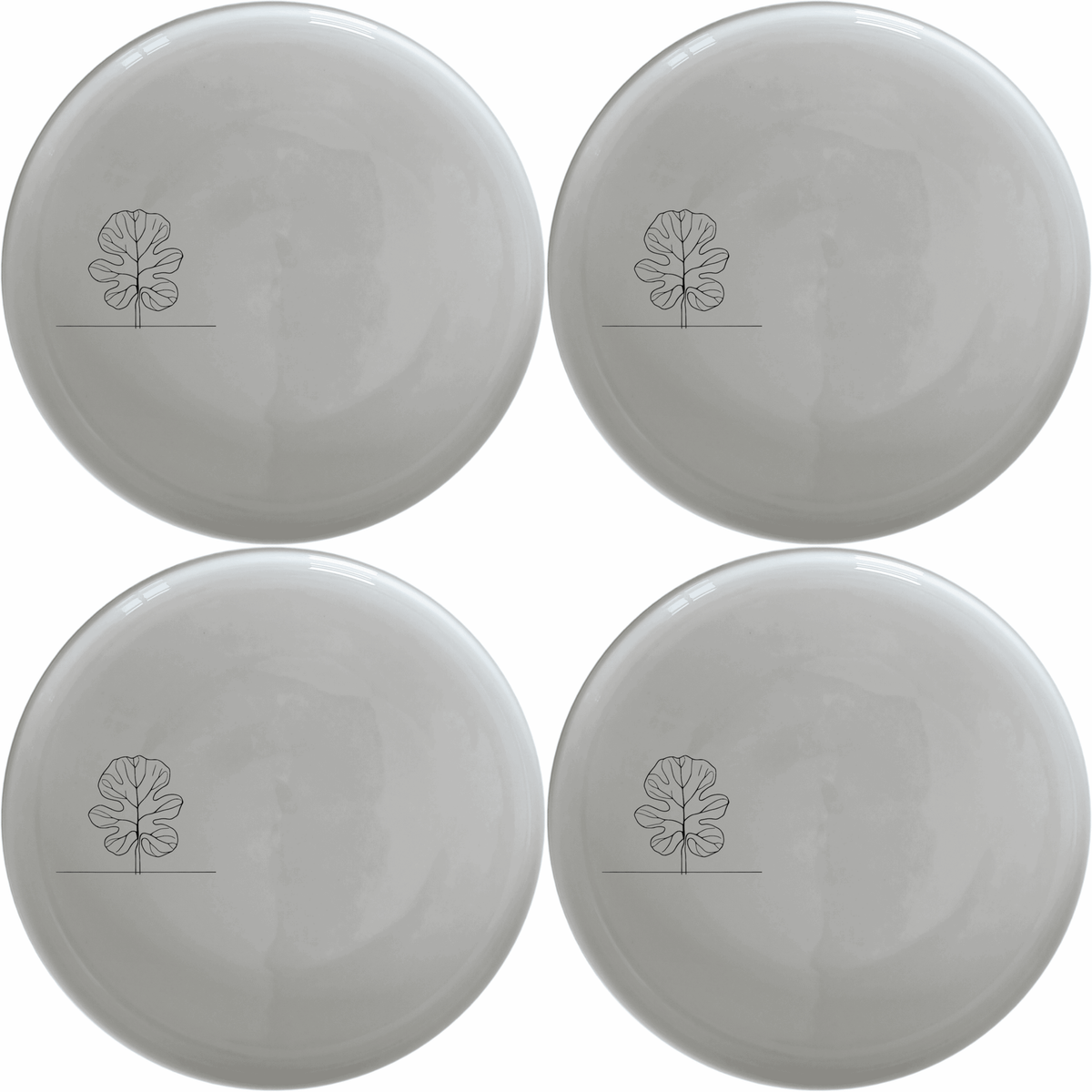 Fiddle Leaf Dinner Plate Set of 4 - Range 2
