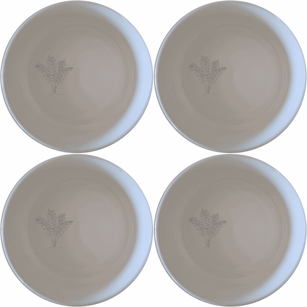 Maximalism Cycads Bowl Set of 4 - Range 2