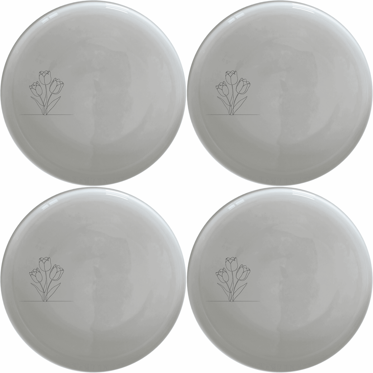 Tulips Dinner Plate Set of 4 - Range 2
